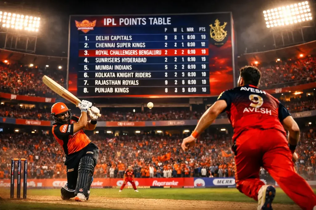 Sunrisers Hyderabad vs Royal Challengers Bengaluru