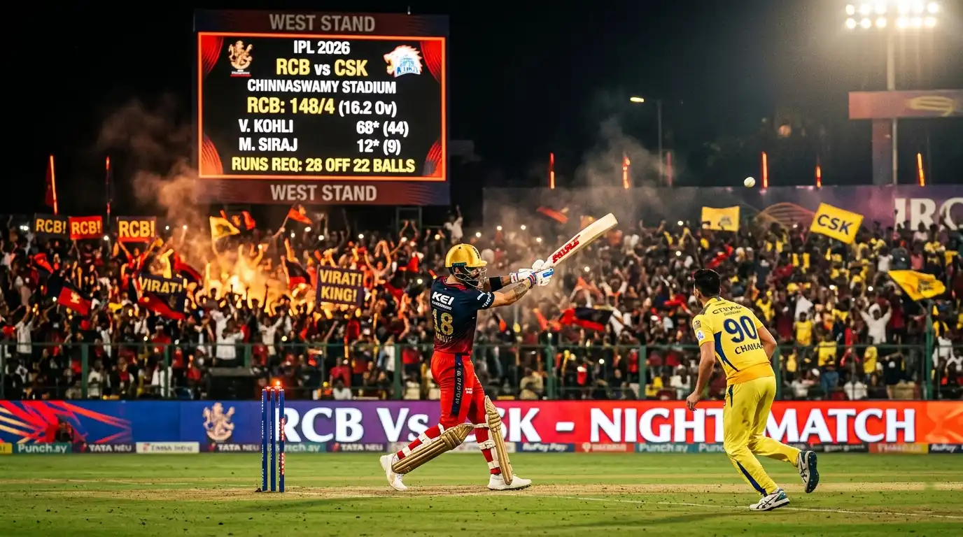 When is RCB vs CSK match 2026 next? Check expected date