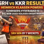 SRH vs KKR result